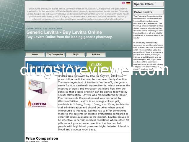 Online Levitra - Buy Levitra Online